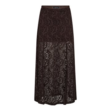 Haute L' Amitié - Summer Lace Skirt - Mocca